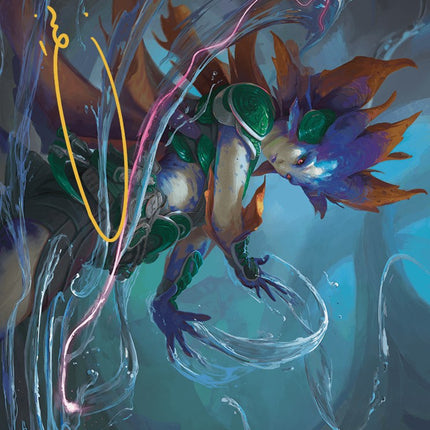 Nicanzil, Current Conductor Art Card (Gold-Stamped Signature) [The Lost Caverns of Ixalan Art Series]