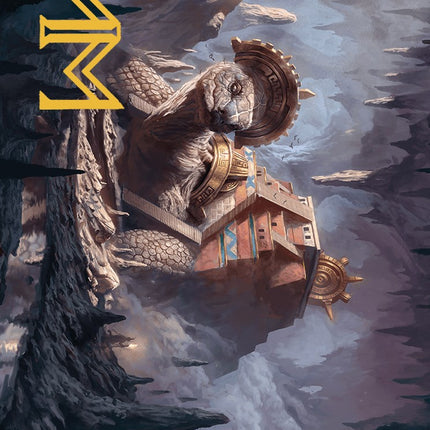 Bedrock Tortoise Art Card (Gold-Stamped Signature) [The Lost Caverns of Ixalan Art Series]