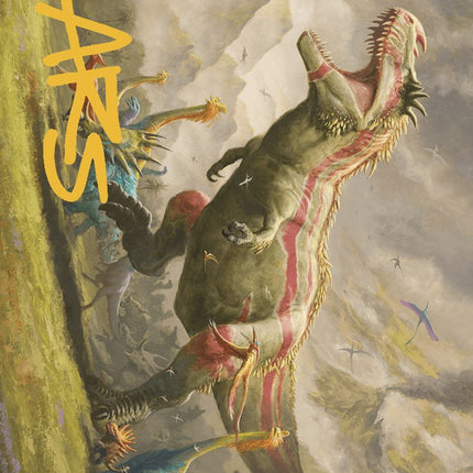 Ghalta, Stampede Tyrant Art Card (Gold-Stamped Signature) [The Lost Caverns of Ixalan Art Series]