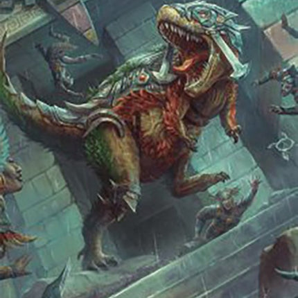 Carnage Tyrant Art Card [The Lost Caverns of Ixalan Art Series]