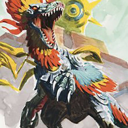 Pantlaza, Sun-Favored Art Card [The Lost Caverns of Ixalan Art Series]