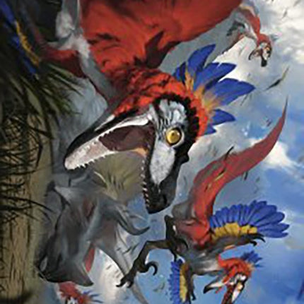 Wrathful Raptors Art Card [The Lost Caverns of Ixalan Art Series]