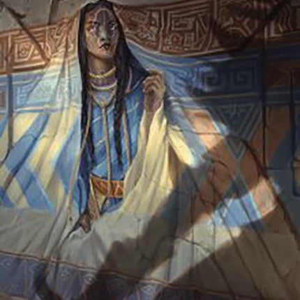 Whispersilk Cloak Art Card [The Lost Caverns of Ixalan Art Series]