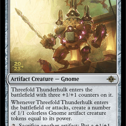 Threefold Thunderhulk [The Lost Caverns of Ixalan Prerelease Cards]