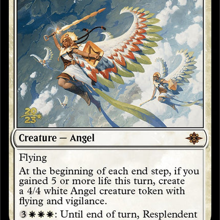 Resplendent Angel (LCI) [The Lost Caverns of Ixalan Prerelease Cards]
