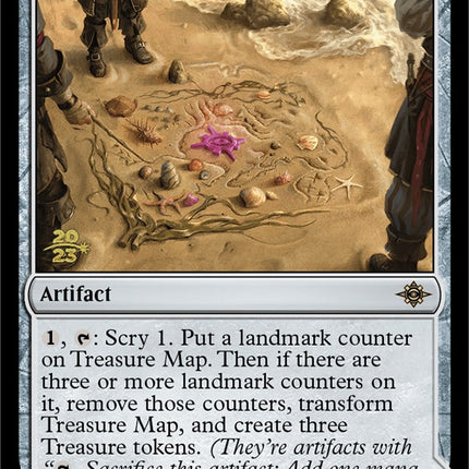 Treasure Map // Treasure Cove [The Lost Caverns of Ixalan Prerelease Cards]
