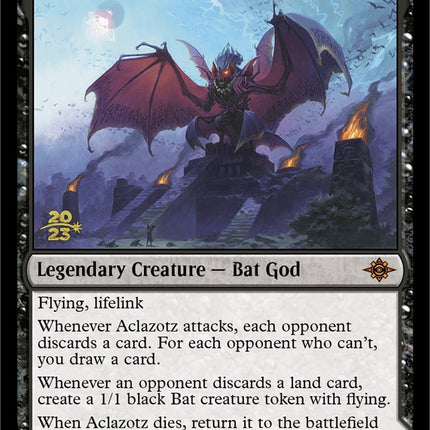 Aclazotz, Deepest Betrayal // Temple of the Dead [The Lost Caverns of Ixalan Prerelease Cards]