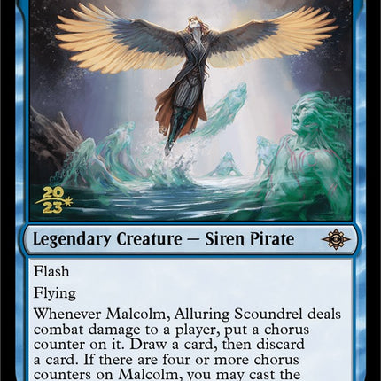Malcolm, Alluring Scoundrel [The Lost Caverns of Ixalan Prerelease Cards]