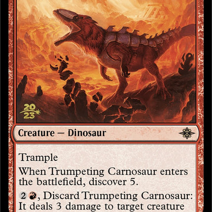 Trumpeting Carnosaur [The Lost Caverns of Ixalan Prerelease Cards]