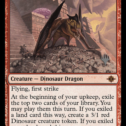 Bonehoard Dracosaur (Promo Pack) [The Lost Caverns of Ixalan Promos]