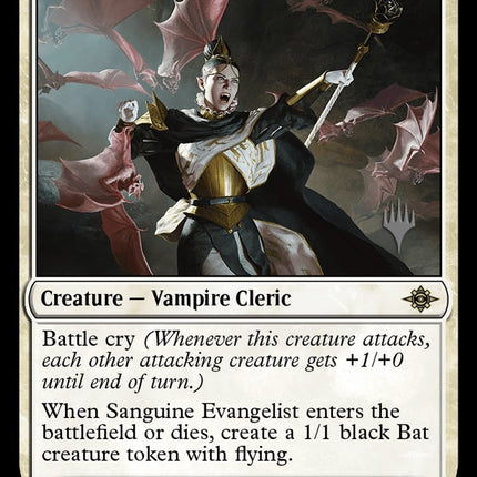Sanguine Evangelist (Promo Pack) [The Lost Caverns of Ixalan Promos]