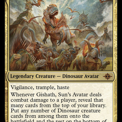 Gishath, Sun's Avatar (Promo Pack) [The Lost Caverns of Ixalan Promos]