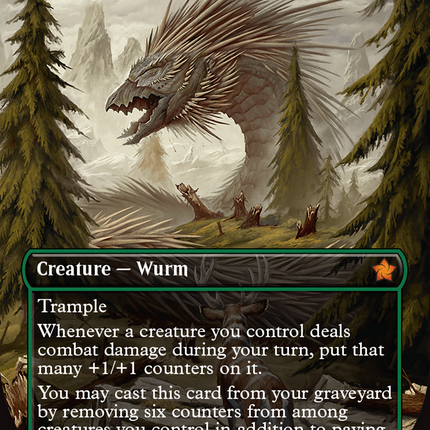 Quilled Greatwurm (Borderless) [Foundations]