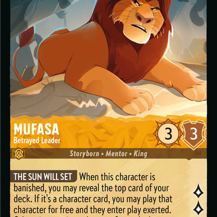 Mufasa - Betrayed Leader (14/204) [Rise of the Floodborn]