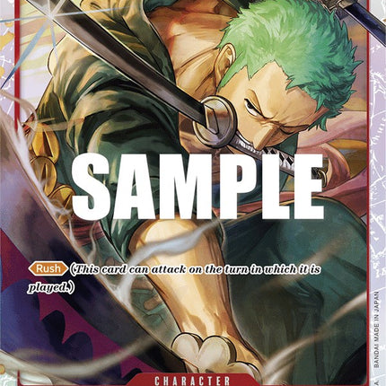 Roronoa Zoro (OP01-025) (Ultra Deck: The Three Captains) [One Piece Promotion Cards]