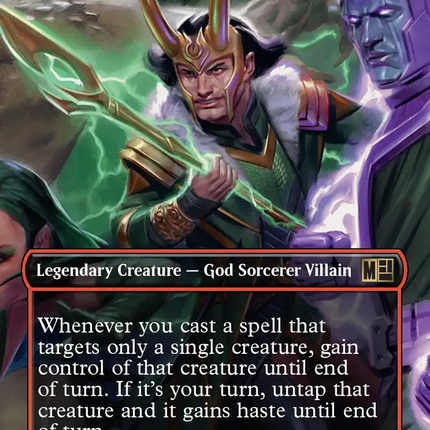 Loki, God of Lies (Borderless) [Marvel Super Heroes Commander]