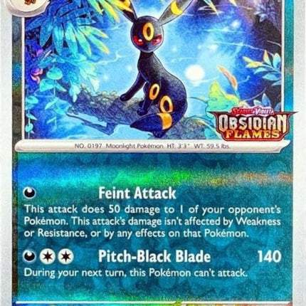 Umbreon (130/197) (Obsidian Flames Stamped) [Scarlet & Violet: Obsidian Flames]