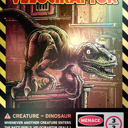 Velociraptor - Rampaging Ferocidon (Rainbow Foil) [Secret Lair Drop Series]