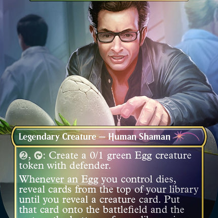 Dr. Ian Malcolm - Atla Palani, Nest Tender (Rainbow Foil) [Secret Lair Drop Series]