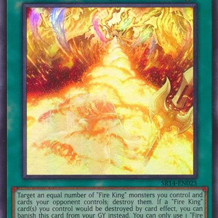 Fire King Sky Burn [SR14-EN025] Super Rare