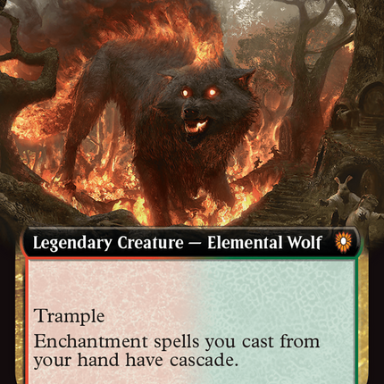 Wildsear, Scouring Maw (Extended Art) [Bloomburrow Commander]