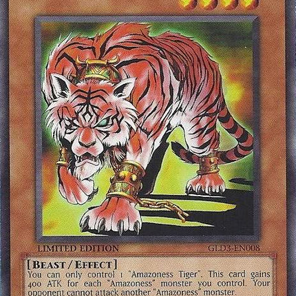 Amazoness Tiger [GLD3-EN008] Common