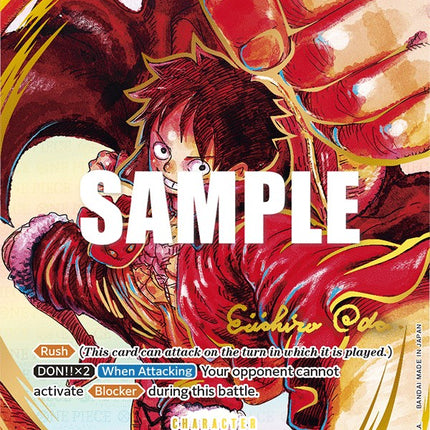 Monkey.D.Luffy (Alternate Art) (Gold-Stamped Signature) [Starter Deck: Straw Hat Crew]