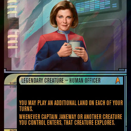 Captain Kathryn Janeway (Showcase) (Surge Foil) [Star Trek]