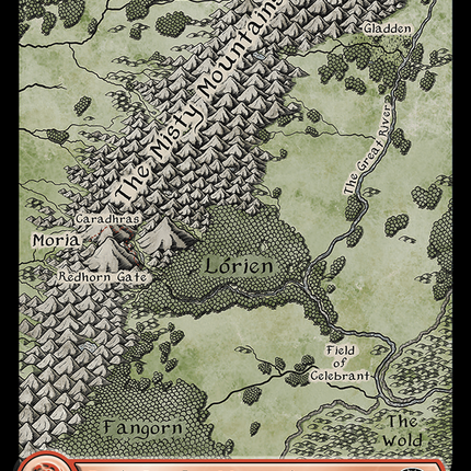 Mountain (719) (Surge Foil) [The Lord of the Rings: Tales of Middle-Earth]
