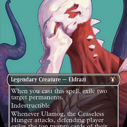 Ulamog, the Ceaseless Hunger (Borderless Textured Foil Frame Break) [Commander Masters]