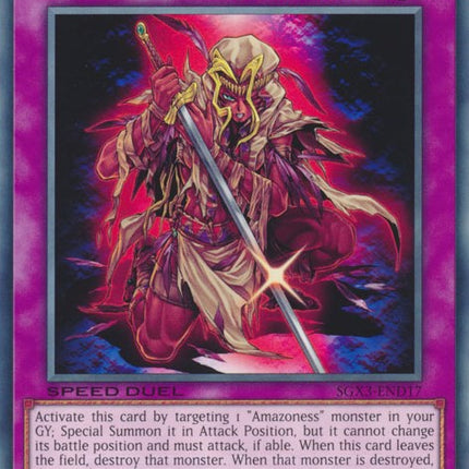 Amazoness Willpower [SGX3-END17] Common