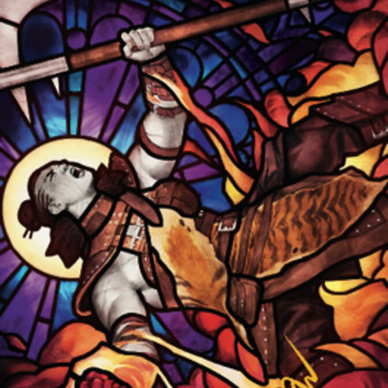 Garna, Bloodfist of Keld Art Card (Gold-Stamped Signature) [Dominaria United Art Series]