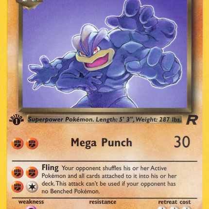 Dark Machamp (27/82) [Team Rocket 1st Edition]