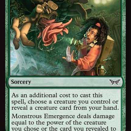 Monstrous Emergence [Duskmourn: House of Horror]