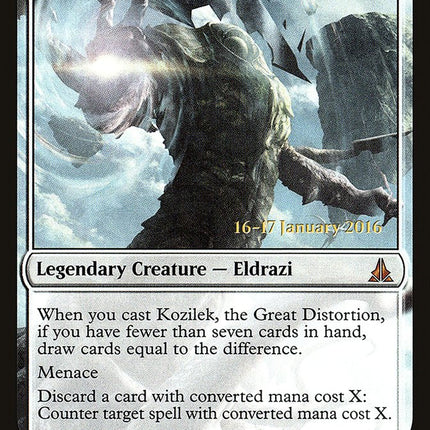 Kozilek, the Great Distortion [Oath of the Gatewatch Prerelease Promos]
