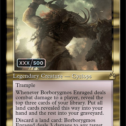 Borborygmos Enraged (Retro) (Serialized) [Ravnica Remastered]