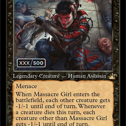 Massacre Girl (Retro) (Serialized) [Ravnica Remastered]