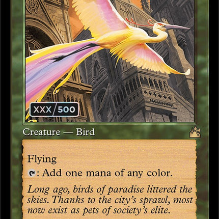 Birds of Paradise (Retro) (Serialized) [Ravnica Remastered]