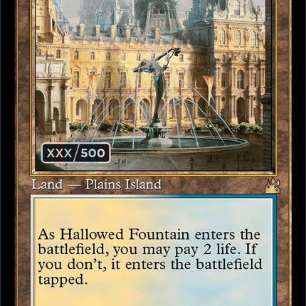 Hallowed Fountain (Retro) (Serialized) [Ravnica Remastered]