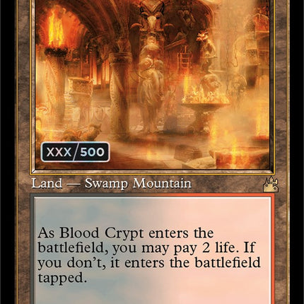 Blood Crypt (Retro) (Serialized) [Ravnica Remastered]
