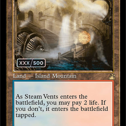 Steam Vents (Retro) (Serialized) [Ravnica Remastered]