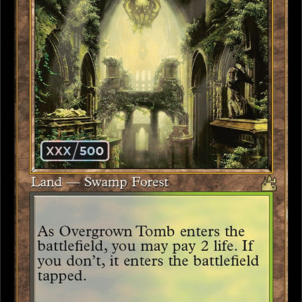 Overgrown Tomb (Retro) (Serialized) [Ravnica Remastered]