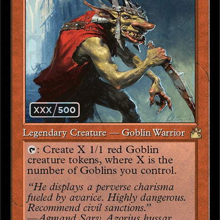 Krenko, Mob Boss (Retro) (Serialized) [Ravnica Remastered]