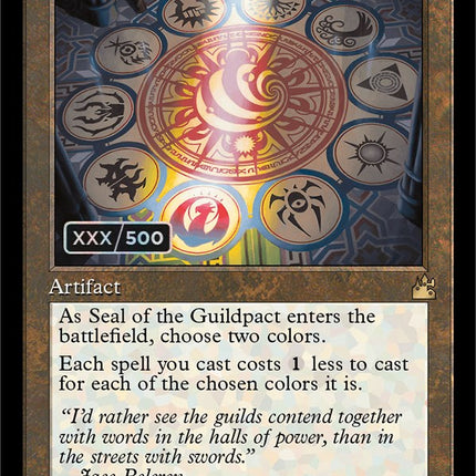 Seal of the Guildpact (Retro) (Serialized) [Ravnica Remastered]