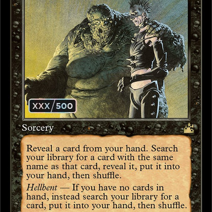 Infernal Tutor (Retro) (Serialized) [Ravnica Remastered]