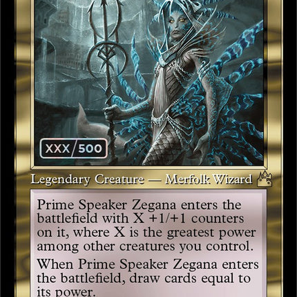 Prime Speaker Zegana (Retro) (Serialized) [Ravnica Remastered]