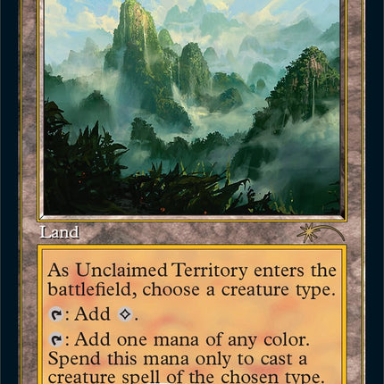 Unclaimed Territory (Retro) [Wizards Play Network 2023]