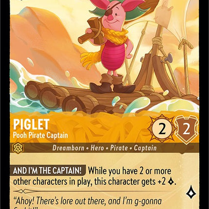 Piglet - Pooh Pirate Captain (16/204) [Into the Inklands]