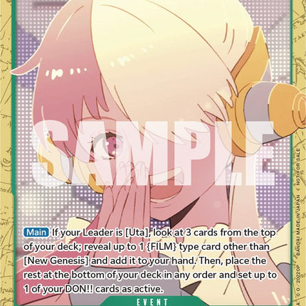 New Genesis (Starter Deck 11: Uta Deck Battle) [One Piece Promotion Cards]