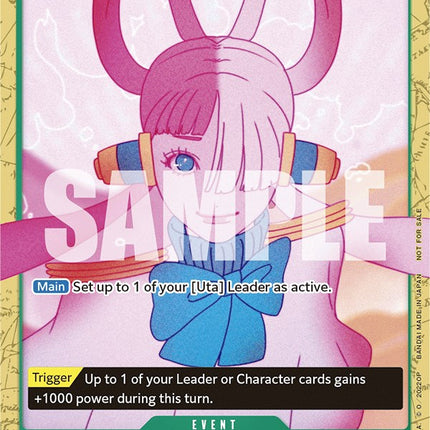 I'm invincible (Starter Deck 11: Uta Deck Battle) [One Piece Promotion Cards]